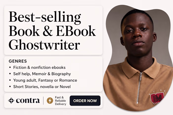 Thi is a ghostwriting specialist