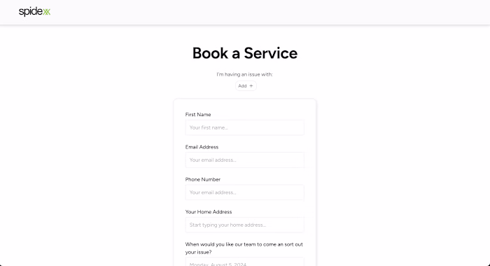 Instant Booking and Payment System for a Pest Control Company