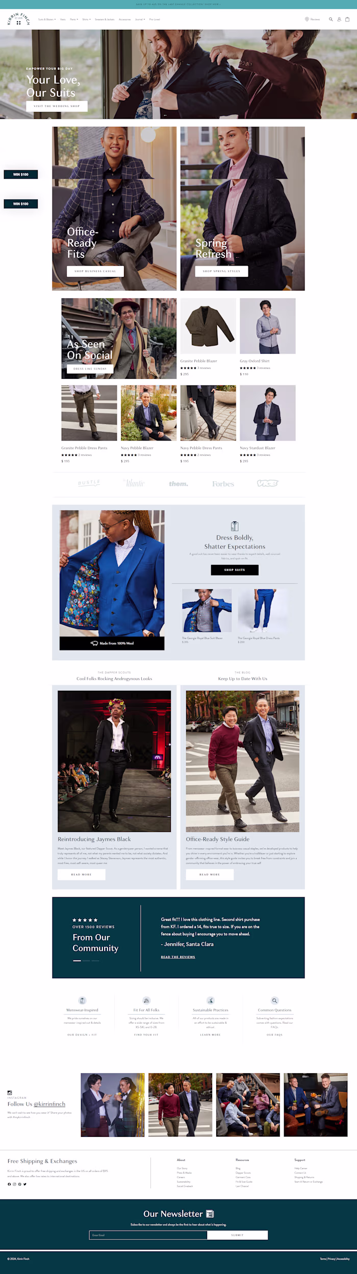 Website design