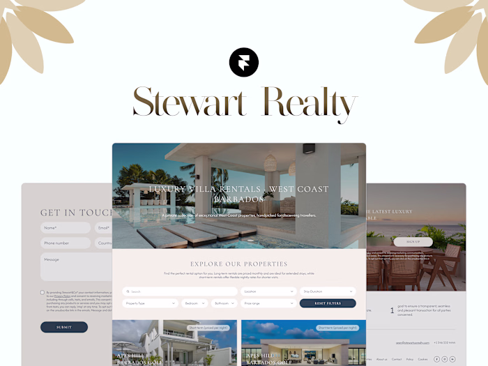 Stewart & Co Realty Website Enhancement Project