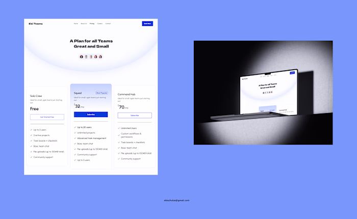 Designed this pricing page How would you rate it from 1-10?