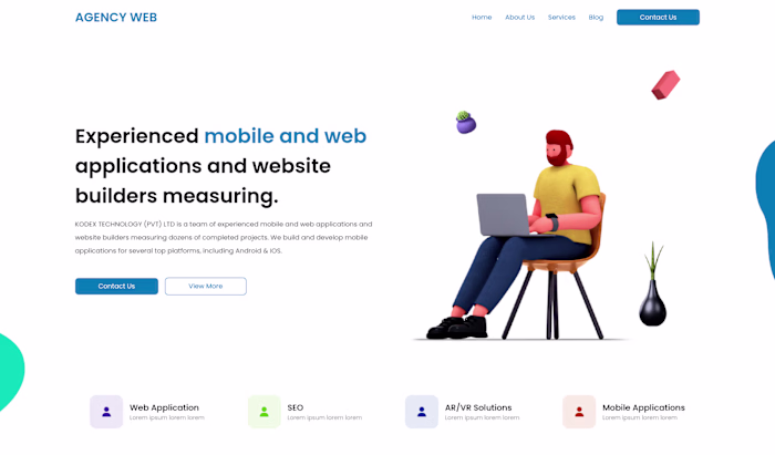 Agency Web Hugo Theme Development