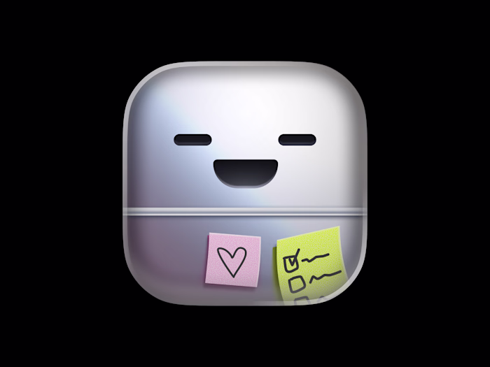 Designed an app icon for a shopping list app the Frig