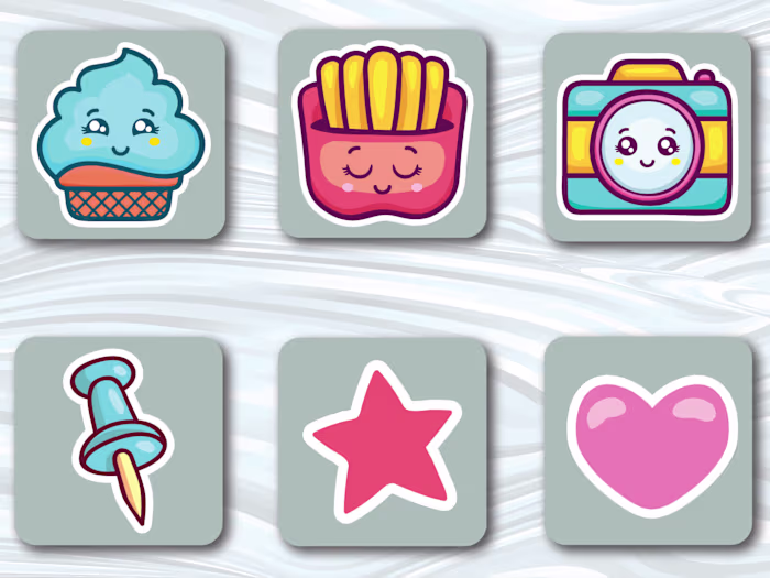 I will create badge, patch, label, and cute sticker design for …