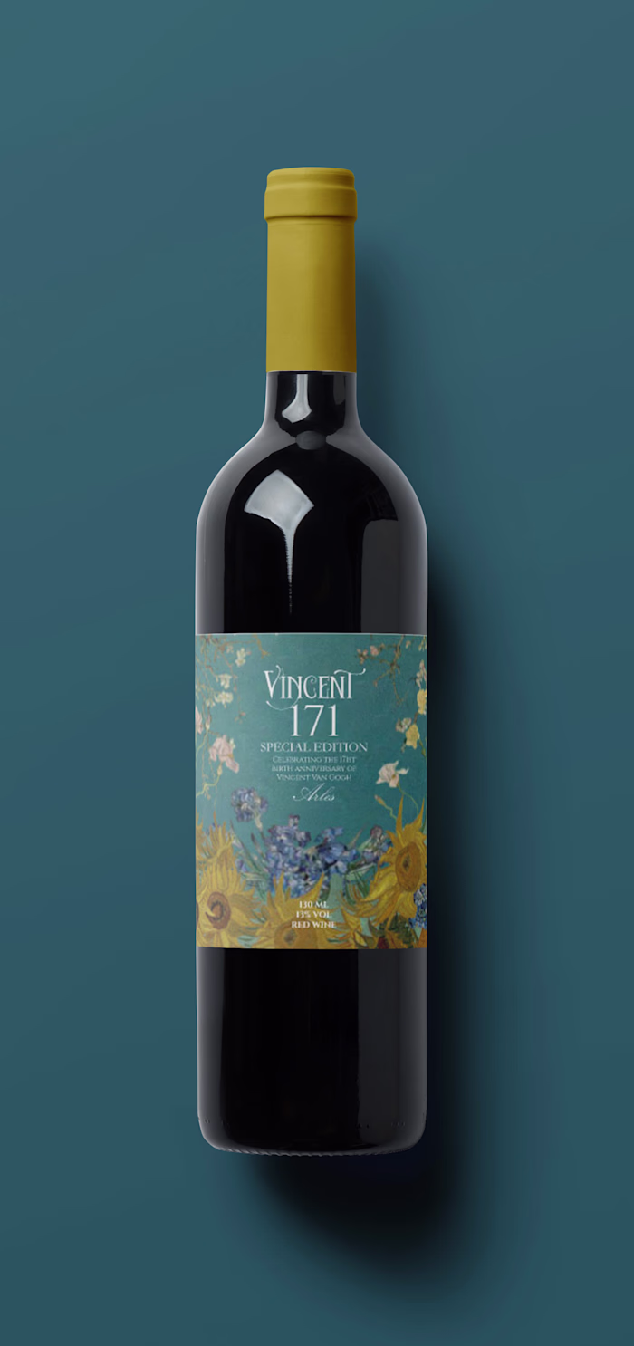 Vincent 171 - Wine Bottle Labels Design