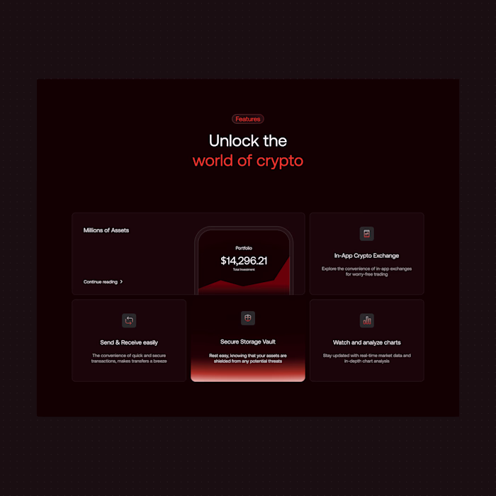 Zion Wallet — Web3/Crypto Web Design