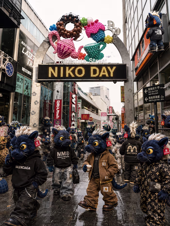It's NIKO DAY in Harajuku,