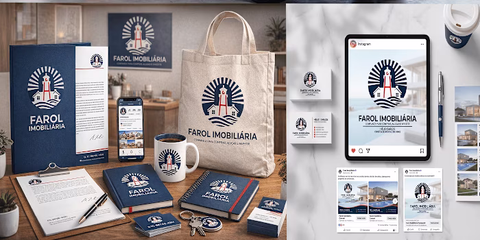 Farol Imobiliária | Visual Identity & Branding