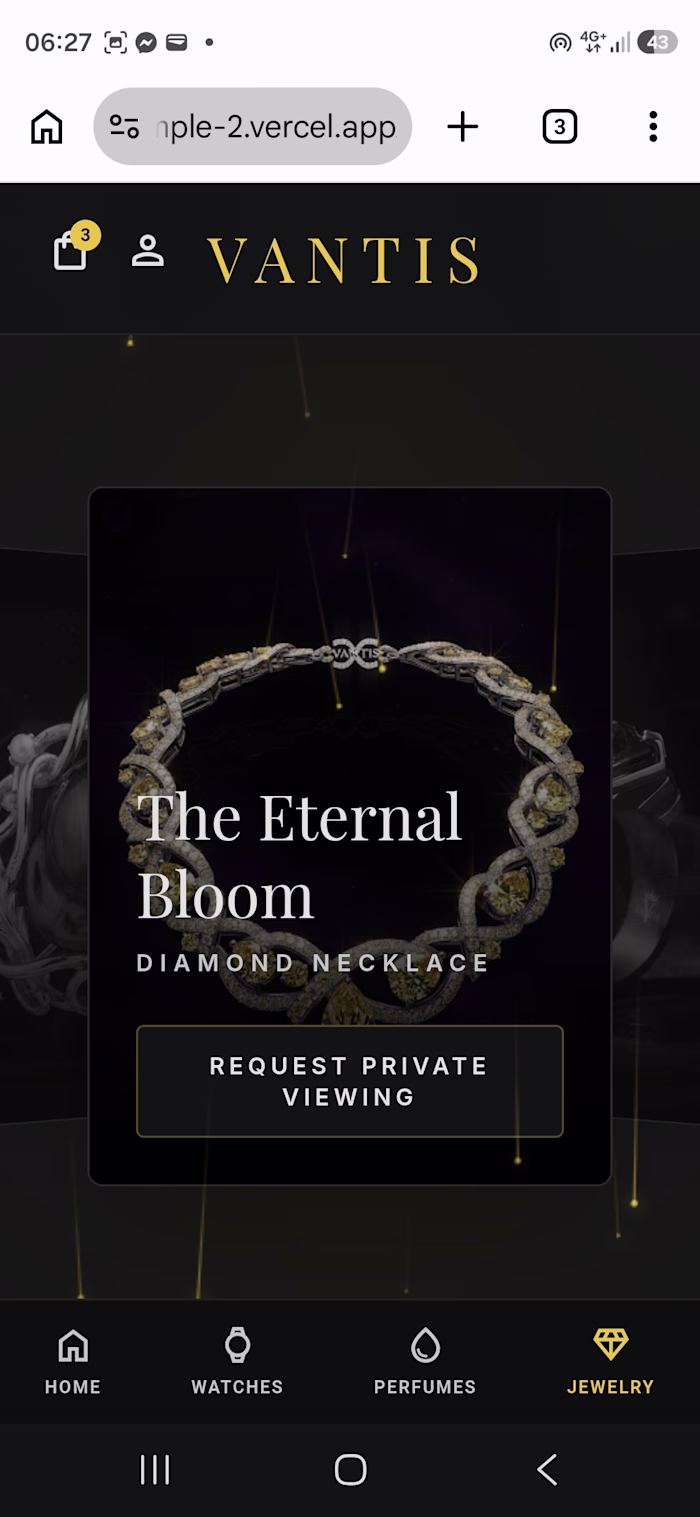Obsidian — Luxury E-Commerce Template