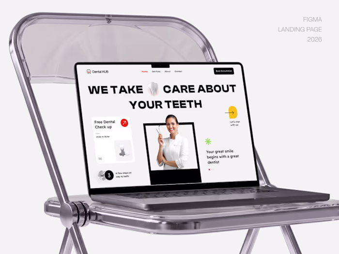 🦷 Dental Clinic Website Design
A