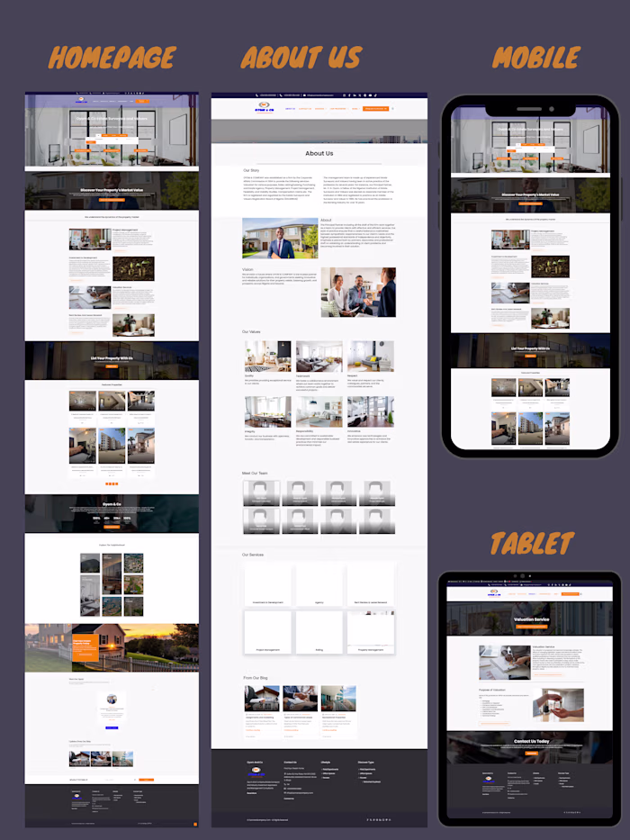 Oyom & Co: Website Design
