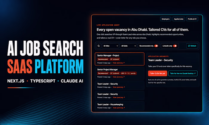 Built an AI job hunter