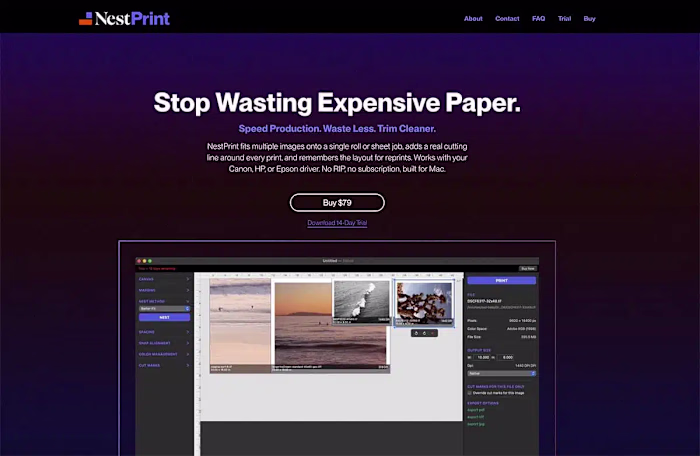 Software website