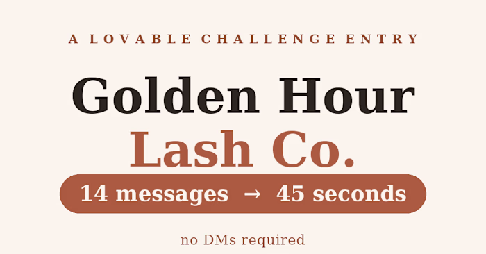 Golden Hour Lash Co. 
Turned