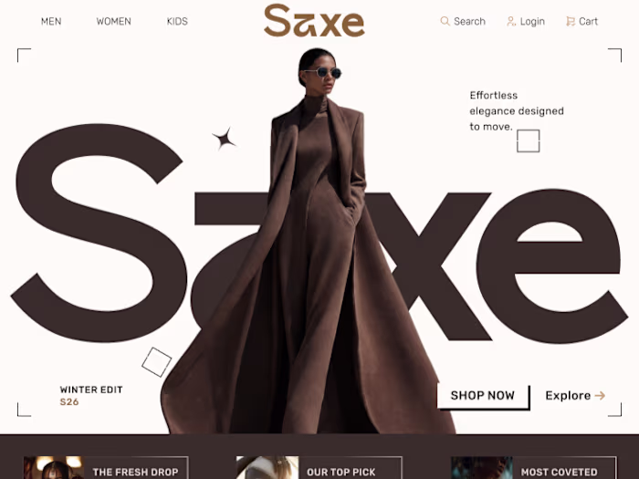 SAXE — Experimental Custom E-Commerce