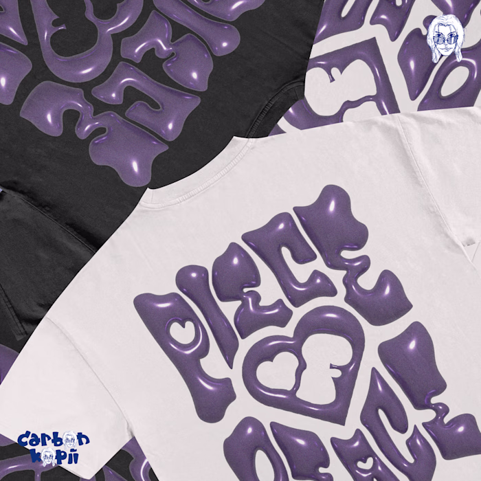 Graphic Tee Design #1 - Piece of Peace on Behance