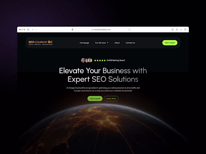 High-Converting Landing Page for SEO Agency