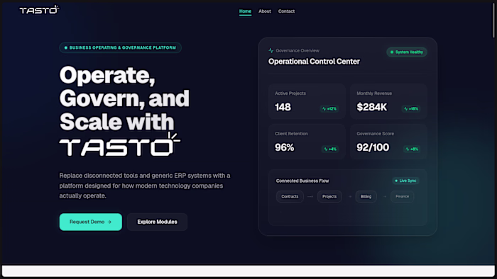 Tasto | ERP, CRM & Business Operations Platform