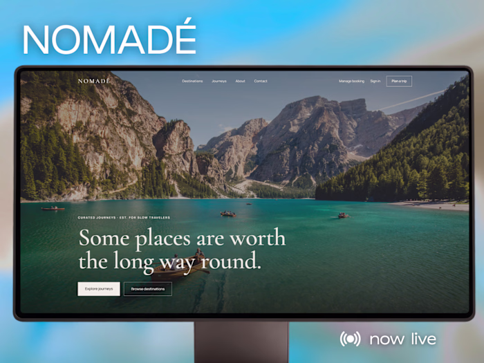 I built NOMADÉ, a premium