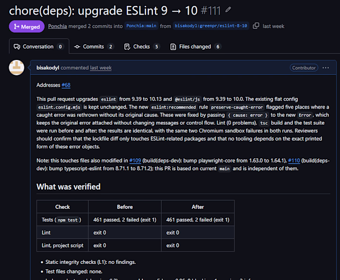 ESLint 9 → 10 migration