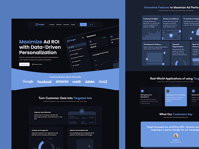Website design & development for Ontarget