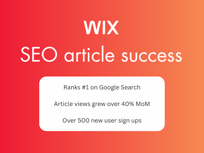 SEO blog article ranks #1 on Google Search