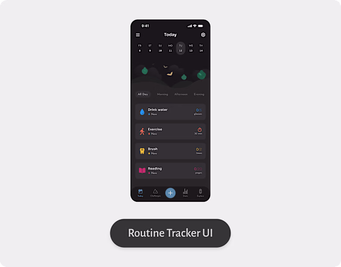 Habit Tracker UI