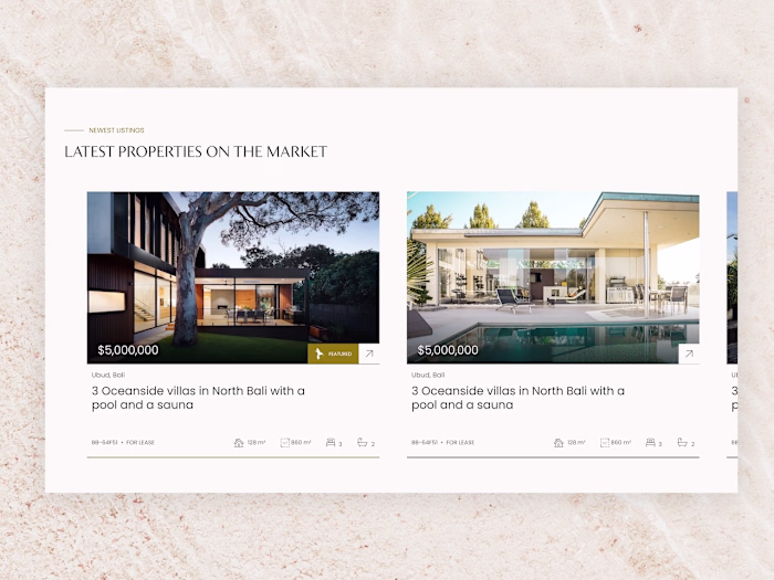 Exotiq Property Website Redesign
