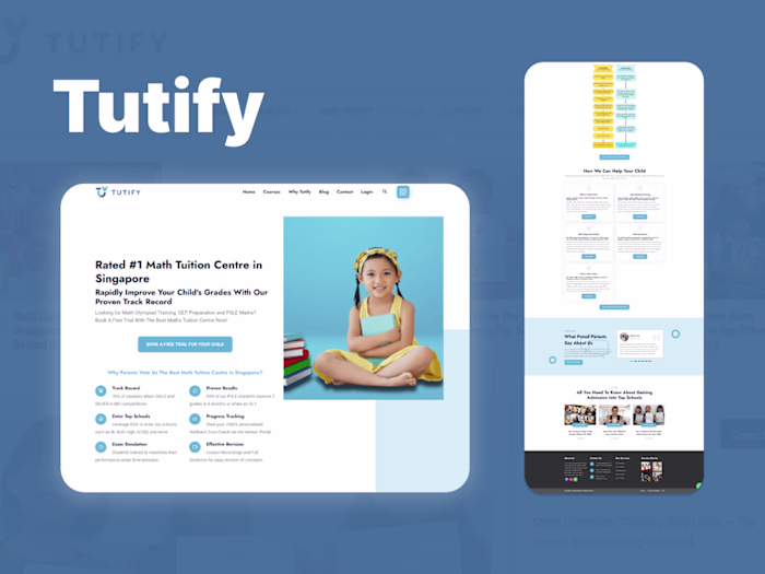 Tutify Web App Development (MERN Stack)