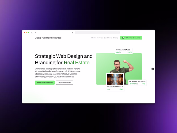 Real Estate Web Design in Framer