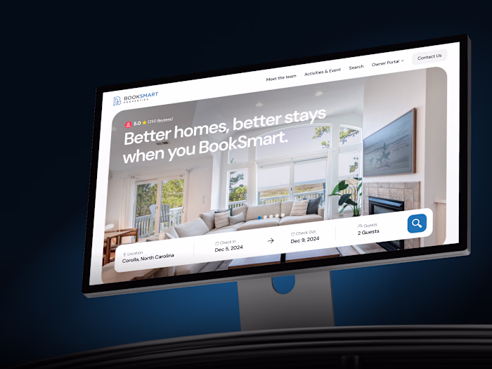 Vacation Rental/Booking Website Design