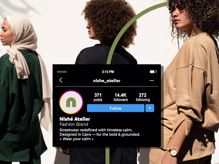 NISHE Atelier is a Cairo-based