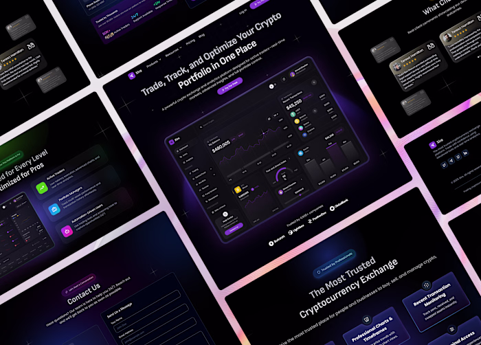 Xiro – Dark Mode Crypto