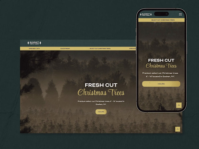 A static Webflow website for a local farm operation