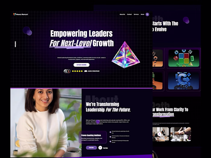 I designed a new website
