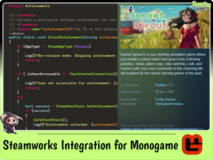 Built a drop-in Steamworks integration