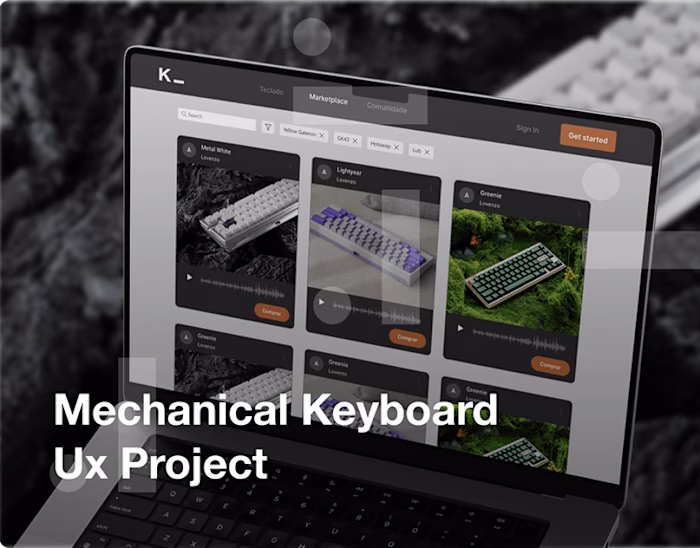 Mechanical keyboard UX / Keebs MVP :: Behance