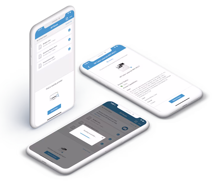 HP Roam mobile apps