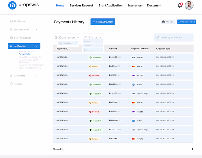 Tenant Application UX UI design in Figma :: Behance