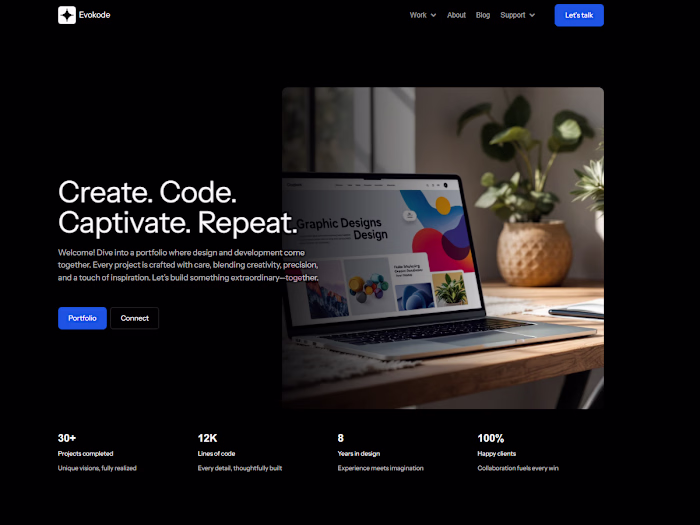 Modern Portfolio Website Development