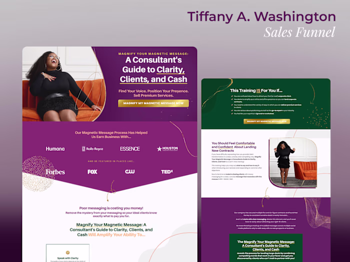 Magnify Your Magnetic Message | Custom Kajabi Landing Page
