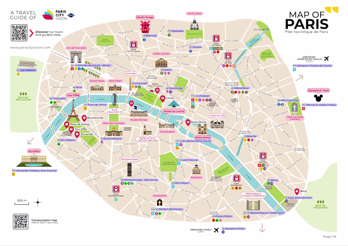 Designed a custom tourist map