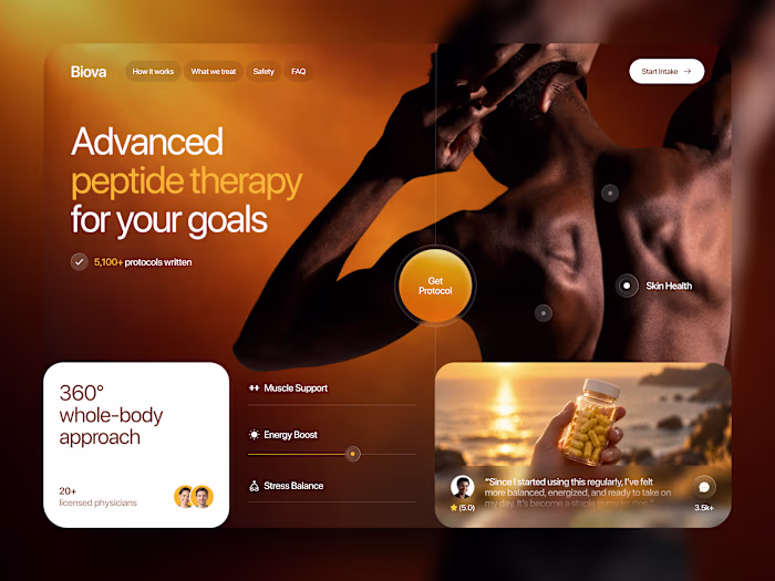 Wellness Healthcare Website Design