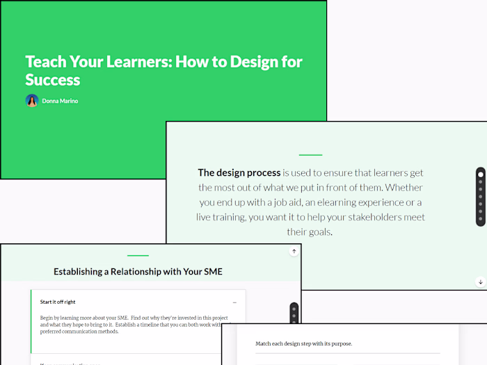 Microlearning for Short Sessions