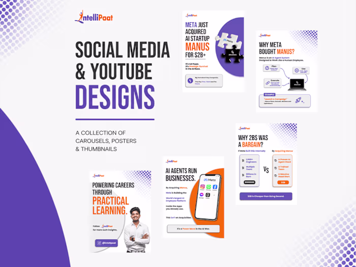 Social Media and YouTube Visuals Design