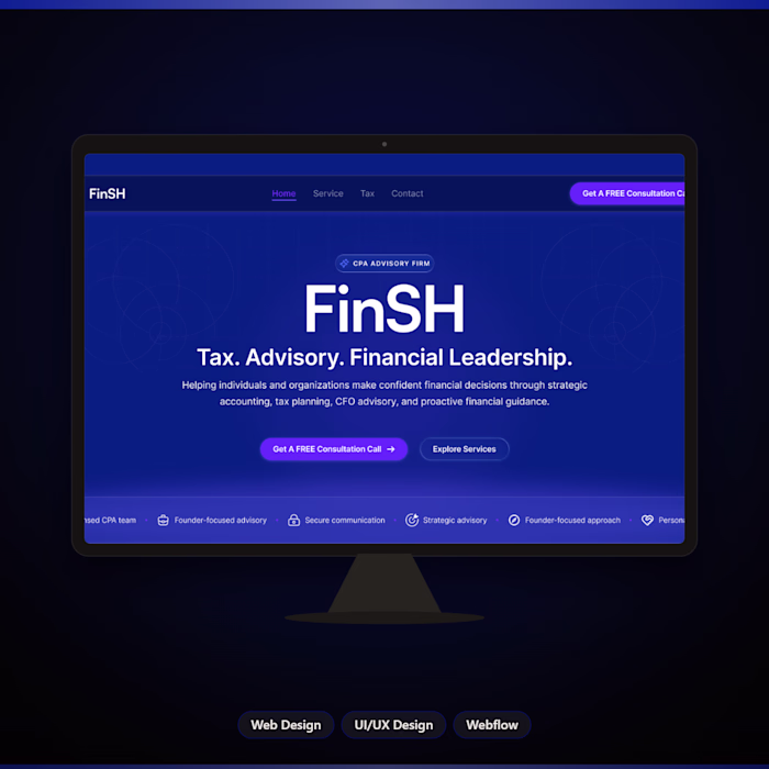 FINSH CPA — Website Design & Webflow