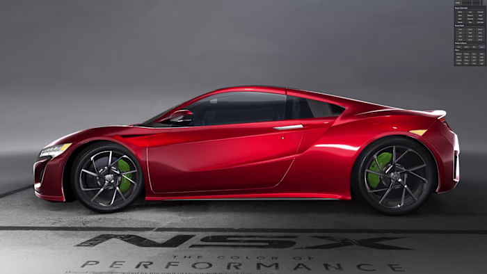 Acura NSX 2017 — Interactive 3D Showcase and Automotive Conf...
