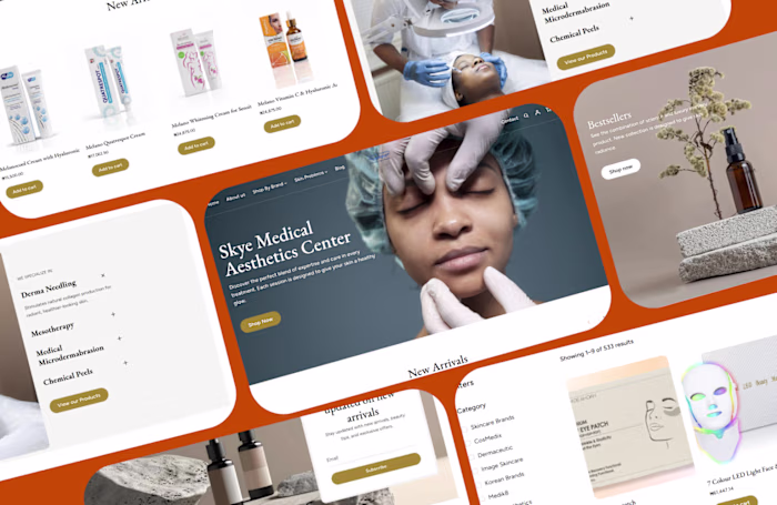 Skye Aesthetics E-commerce Store