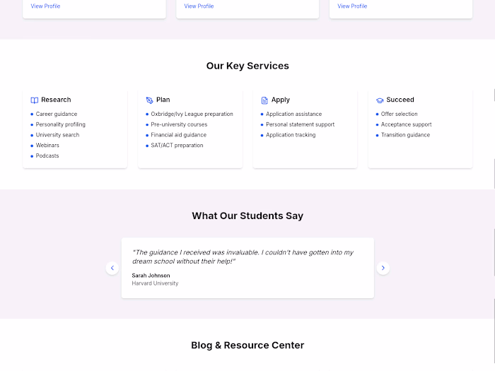Website for personal use