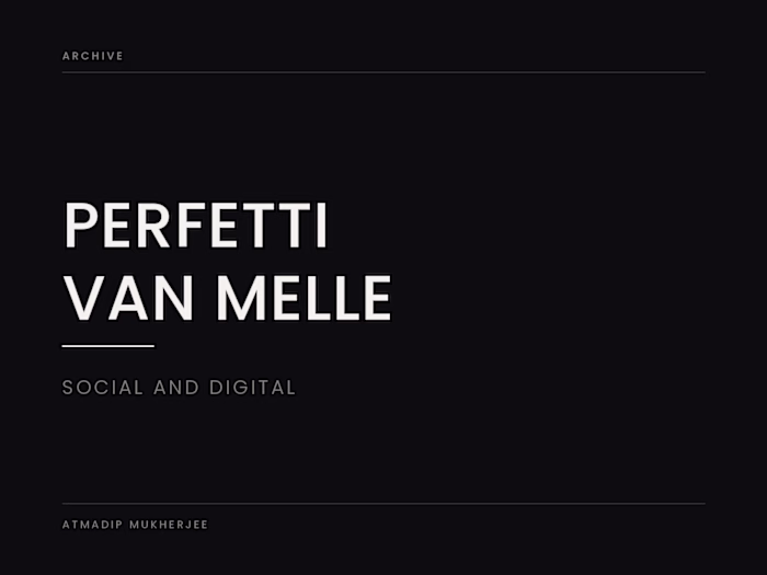 Perfetti Van Melle — Social and Digital
